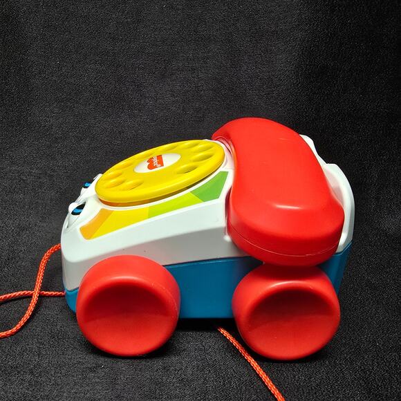 Fisher Price Chatter Pull String Telephone Toy Kids Pretend Phone - Picture 2 of 6